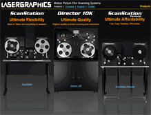 Tablet Screenshot of lasergraphics.com